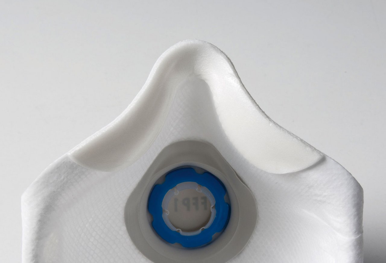Respirator mask with nose cushion Respirator mask with nose cushion